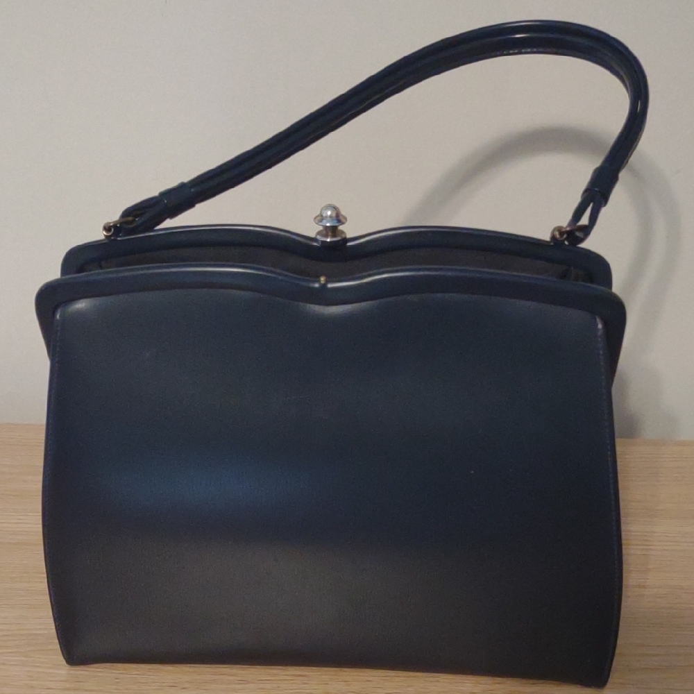 Elegant Dark Blue 🔵 Handbag